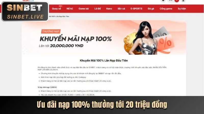 Ưu đãi hoàn trả VN138